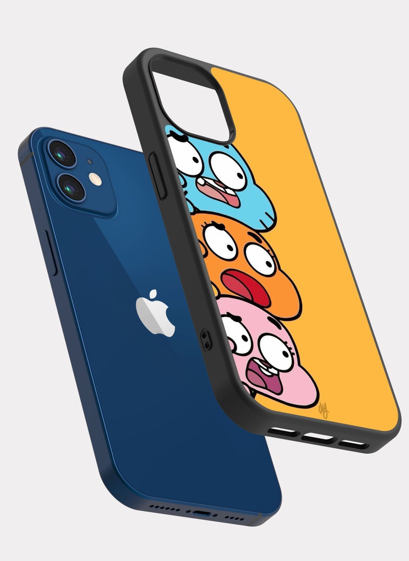PXLAAT iPhone 12 case cover Gumball And Darein And Anais - Image 2