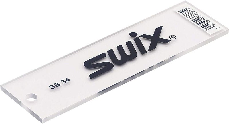 Swix Wax Scraper for Snowboard and Wide Ski - 4mm Thick - Image 1