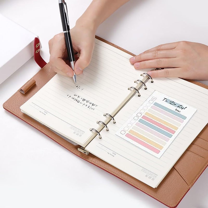 BetterJonny 8 Packs to Do List Notepad, 4 x 6 Inch with Line Adhesive Memo Sticky Notes Notepad,Multi Colors Self-Stick Note Pads,for Office Home School Desk Supplies，50 Sheet/Pad - Image 2