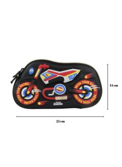 SMILY KIDDOS Smily Kiddos Motor Bike Shaped EVA/Boy/Girl/Baby/ (6-10 Years) -Black L 22 x B 13 x H 6 cm  - Image 2