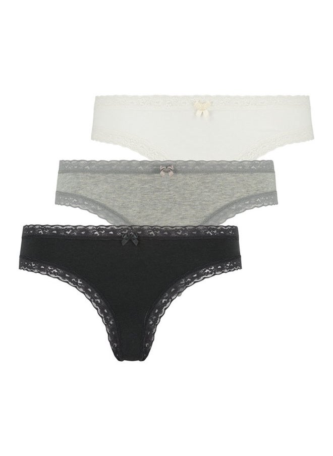 hunkemoller Classics Brazilians 3-pack  - Image 1