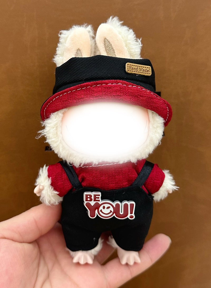 Labubu Clothes - Labubu Outfit, Cool Style Set for Labubu Dolls, 17cm Doll Clothes Suitable for Labubu Dolls Accessories 