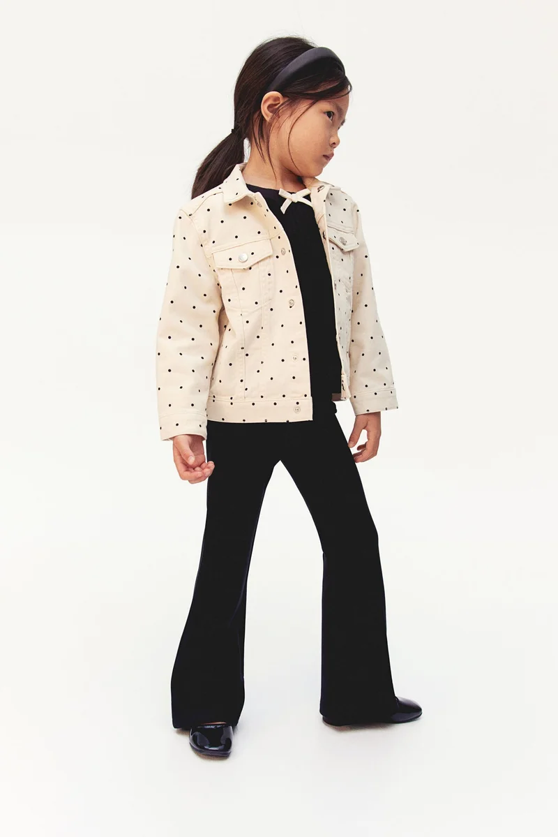 H&M Flared Ponte di Roma leggings
