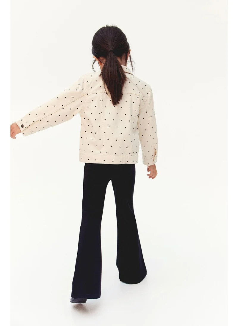 H&M Flared Ponte di Roma leggings