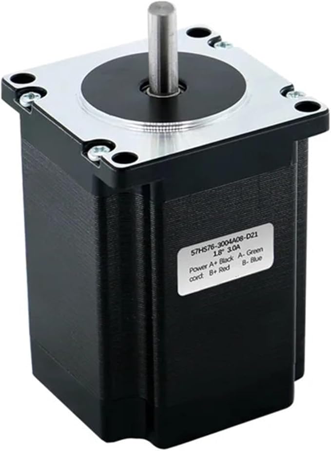 Nema23 Stepper Motor 2 Phase 4 Leads 76mm 57HS7630 1 8deg For 3D Printer 8mm Single Shaft - Image 1