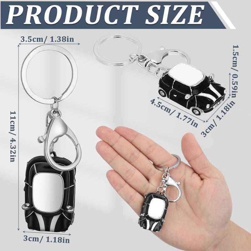 Mini Car Keychains Adorable Keychains Holder Decorative Bag Pendants - Image 2