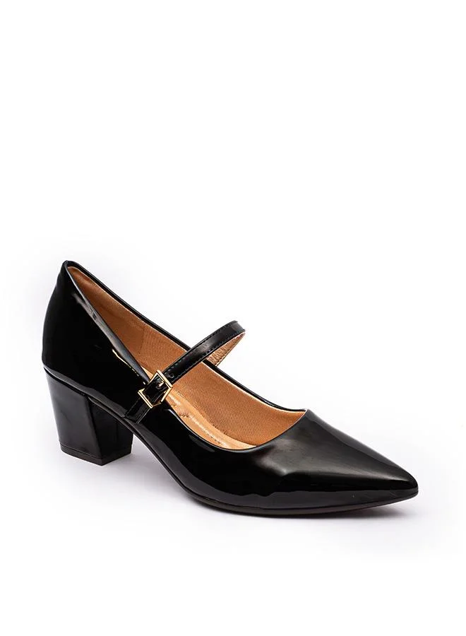FYOR Glossy Buckle Strap Heel BLG 004