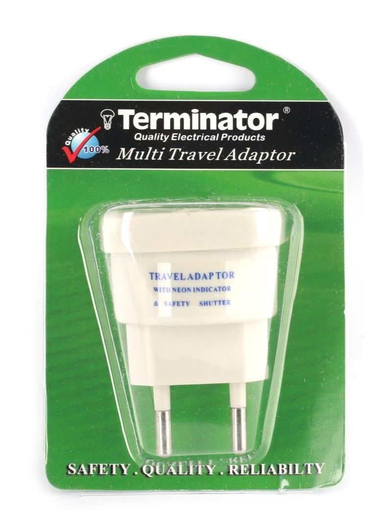 Vitacelli Terminator Travel Adaptor 2RP To Universal TL 12  - Image 2