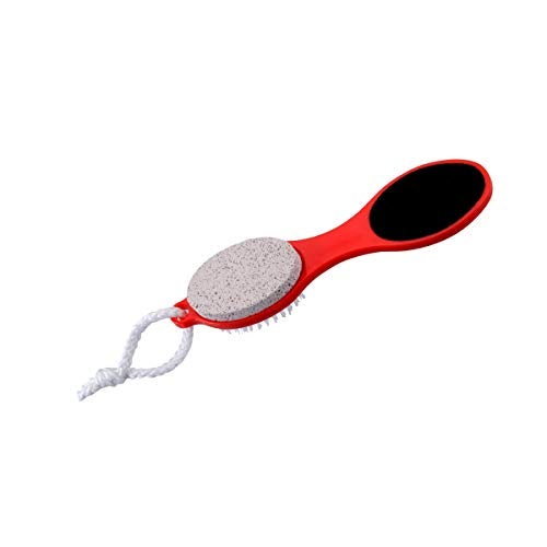 CUVLY® 4 in 1 Foot Pedicure Brush, foot Cleaner Tool Scrubber Pedicure (Multicolor)(Cleanse, Scrub, File And Buff) Pedicure Tool Pedicure Brush For Feet Foot Scrubber - Image 5