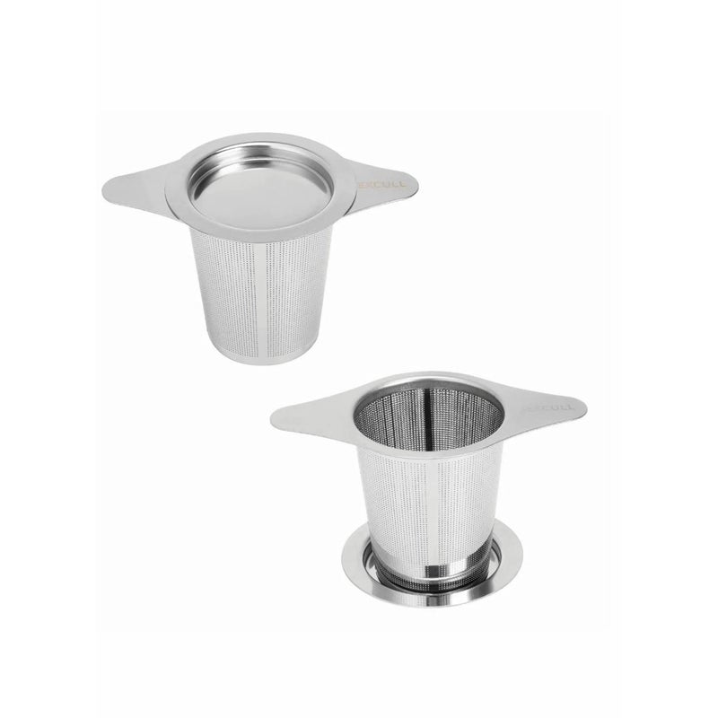 SOLARAE Stainless Steel Tea Infuser, Premium Tea Strainer with Two Handles & Large Capacity for Loose Tea Leaf, Classic Metal Mesh Tea Filter for Cups, Mugs, Teapots - Image 1