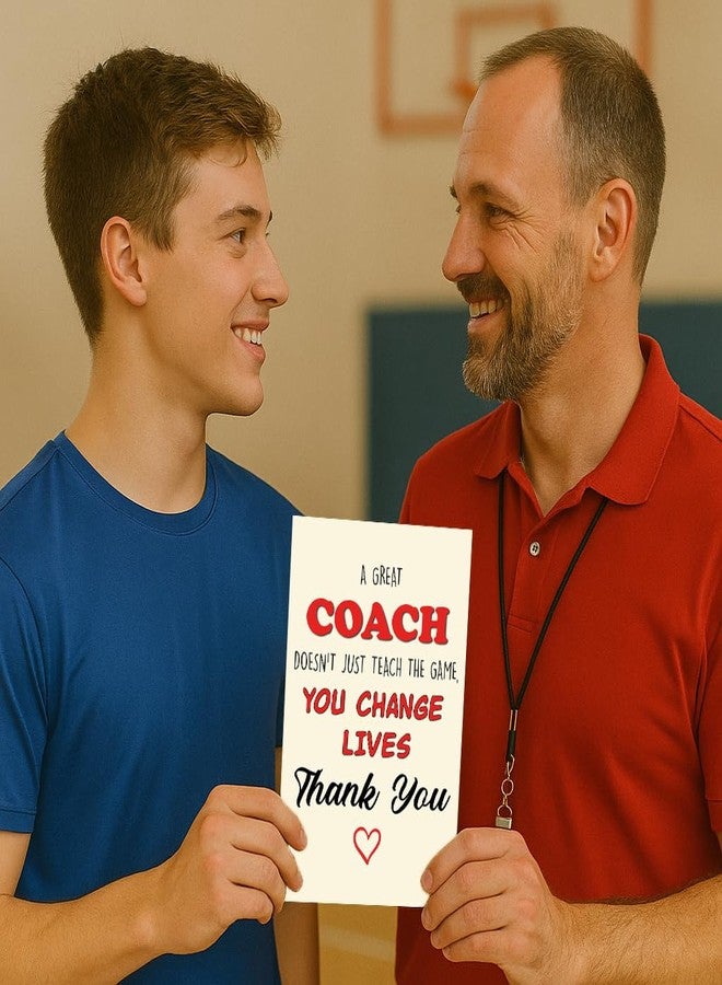 Cheerin Coach Thank You Greeting Card – Thoughtful Trainer Gift for Man and Women – Ideal for Football, Baseball, Basketball, and Volleyball Coach Appreciations - Image 4