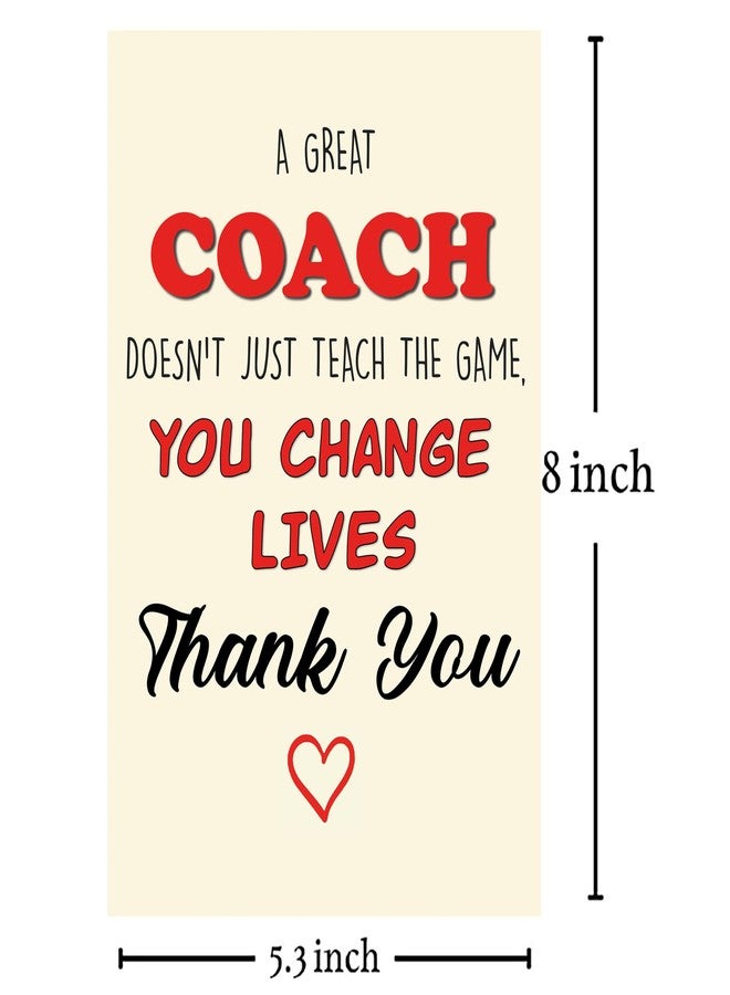 Cheerin Coach Thank You Greeting Card – Thoughtful Trainer Gift for Man and Women – Ideal for Football, Baseball, Basketball, and Volleyball Coach Appreciations - Image 3