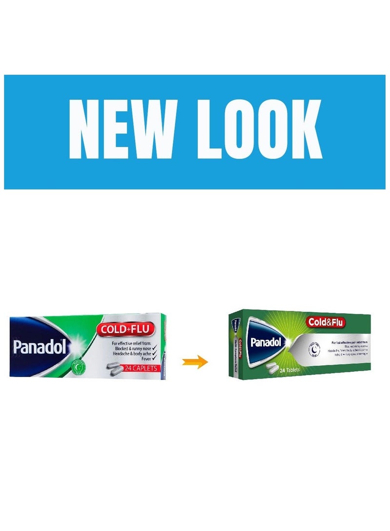 Panadol Cold And Flu 24 Tablets - Image 2