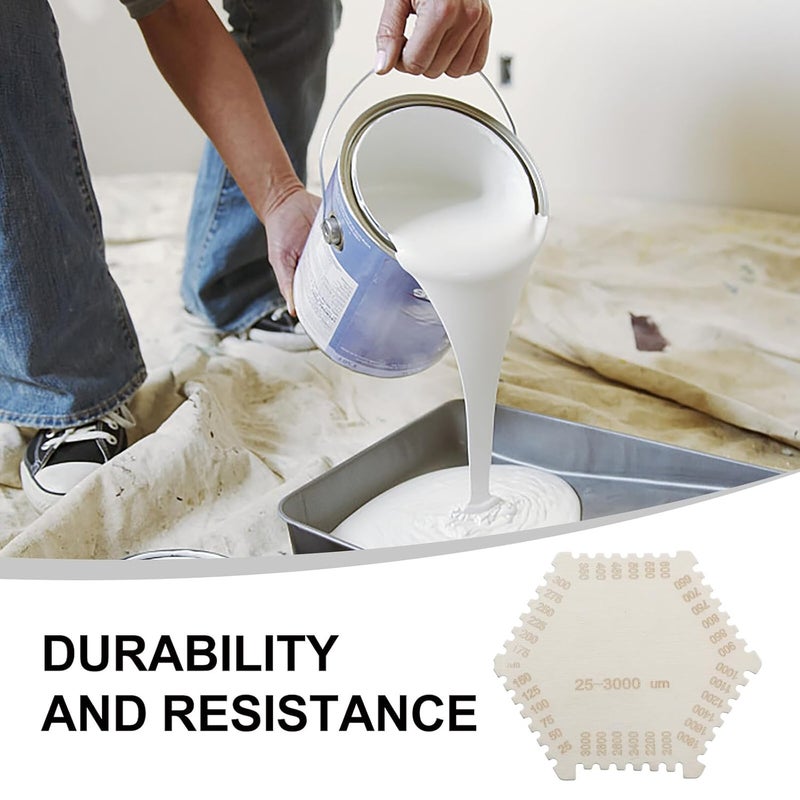 Stainless Steel Wet Film Thickness Gauge Comb for Welding Coating Automotive Shipbuilding Painting - Image 4