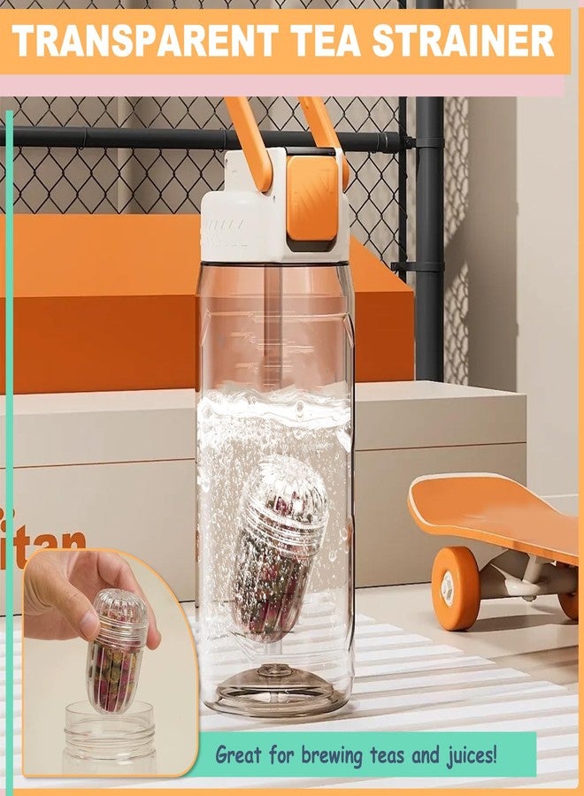 Yitexin 8 Pieces Plastic Tea Infuser for Wide Mouth Bottles, Clear Tea Strainer Diffuser, Reusable Floral Loose Tea Leaf Steeper, Tea Filter Holder for Cup Mug Teapots (8 Pcs) - Image 3