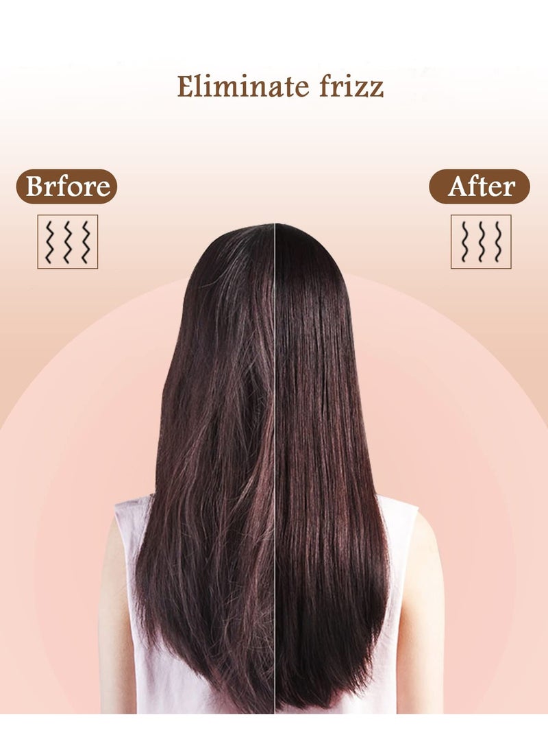 SYOSI Cordless Hair Straightening Brush, Portable Hot Hair Straightening Comb, Mini Hair Straightening Brush, 2600mAh Rechargeable Battery and 3 Temperature Settings, for Women and Men, Home & Travel - Image 3