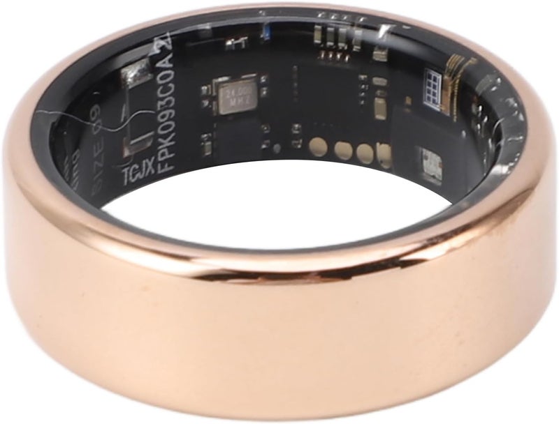 Smart Fitness Ring, Stylish Fitness Tracker Ring with Gold Pedometer for Sports - Image 4