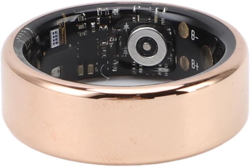 Smart Fitness Ring, Stylish Fitness Tracker Ring with Gold Pedometer for Sports - Image 2