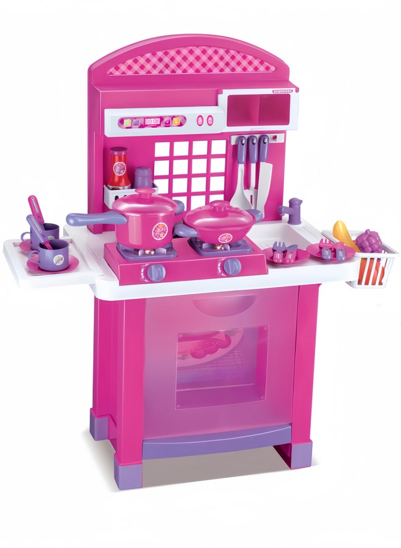 طقم ألعاب المطبخ المزود بأضواء وموسيقى