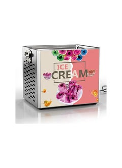Mini Electric Ice Cream Roll Maker, 330W Yogurt Fry Ice Cream Machine, Automatic Ice Cream Maker Frozen Pan Roller with 2 Ice Cream Shovel for Easy Homemade Rolled Ice Cream, Great Birthday Gift Idea