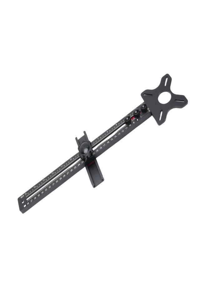 Router Milling Groove Bracket Aluminum Alloy Multi Functional Router Circle Cutting Guide for Woodworking - Image 2