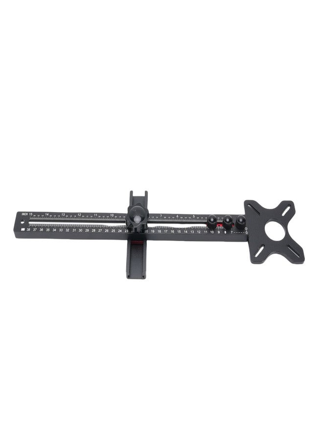 Router Milling Groove Bracket Aluminum Alloy Multi Functional Router Circle Cutting Guide for Woodworking - Image 3