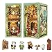 Fsolis Book Nook Kit DIY Miniature House Kit 3D Wooden Puzzles for Adults Bookshelf Diorama Decor Gifts for Women Readers Book LoversPanda Bookshop - Image 3