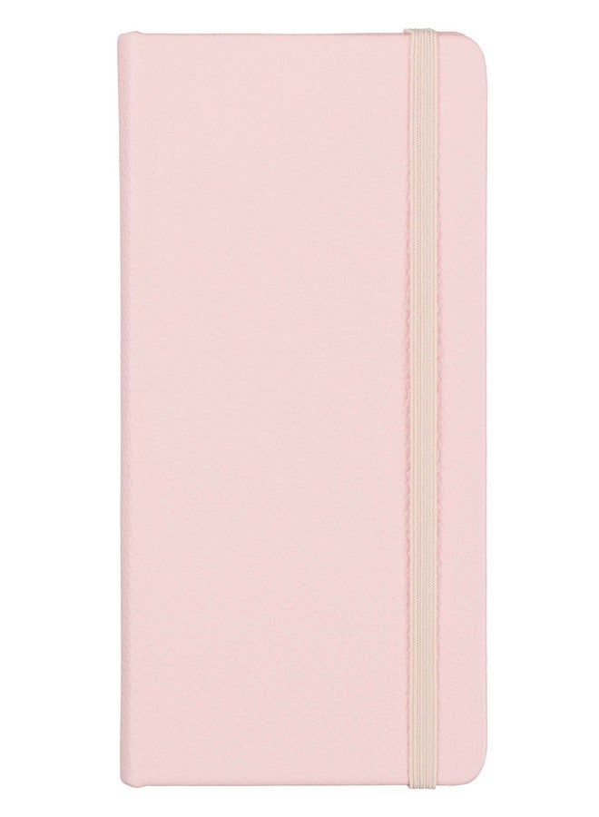 Leatherpress دفتر ملاحظات كلاسيكي من الجلد من ليذربريس، غلاف مقوى، أسود داكن، جيب (3.8 بوصة × 5.7 بوصة)، 240 صفحة مسطرة، مجموعة إنسباير - Image 1
