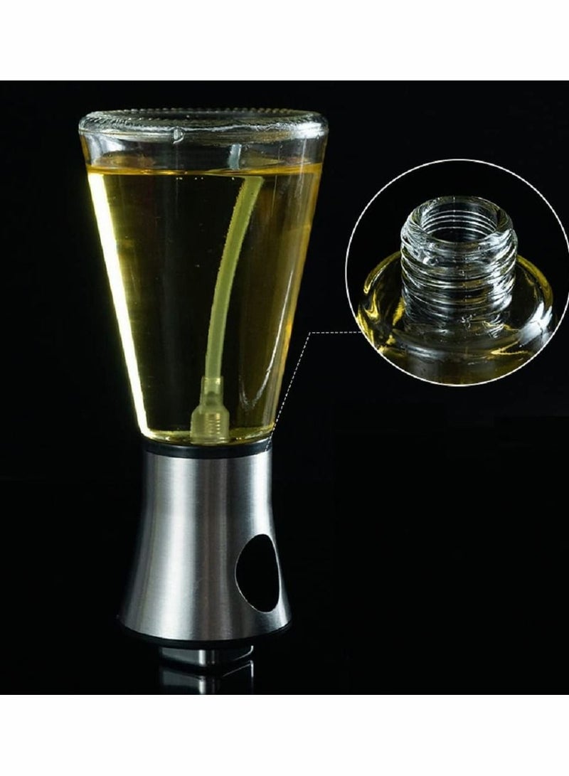 SYOSI Oil Sprayer For Cooking 200ML Oil Sprayer For Air Fryer 304 Stainless Steel Olive Oil Dispenser Spray Bottle For BBQ Kitchen Baking Roasting - Image 5