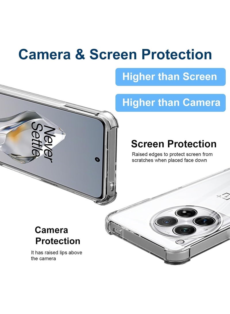 OnePlus 12 Clear TPU Cover Case for OnePlus 12 5G Thin  Camera Protection Anti-Scratch Slim Fit Flexible Phone Case - Image 4