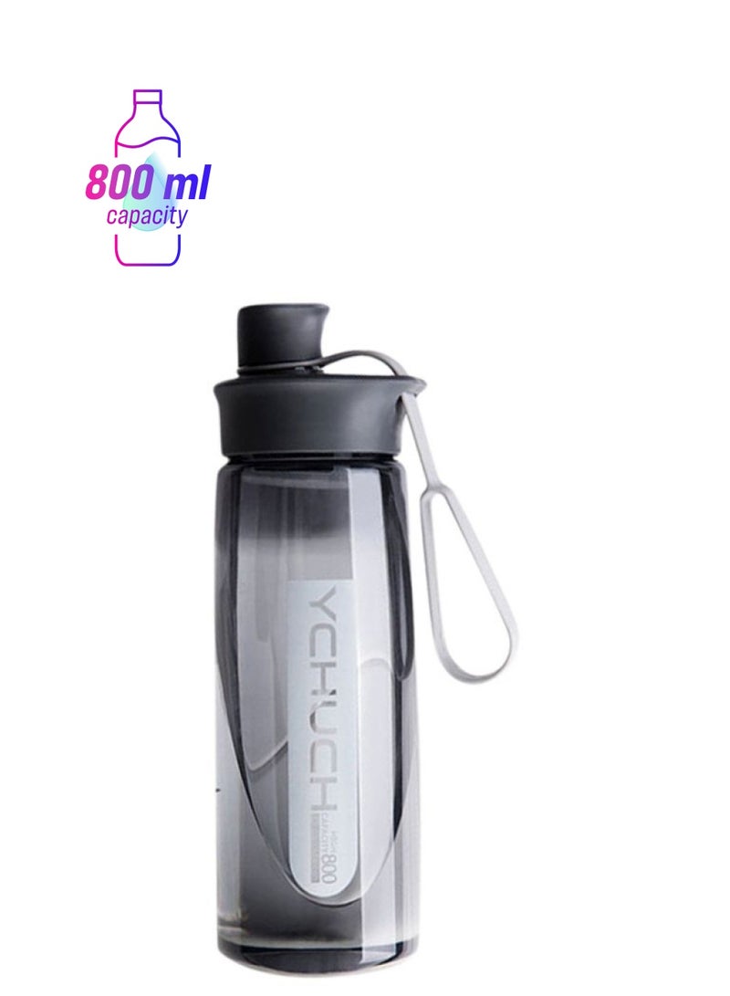 بيوينتي زجاجة مياه محمولة لإعداد مخفوق البروتين أسود / شفاف 24.5 x 7سم - Image 1