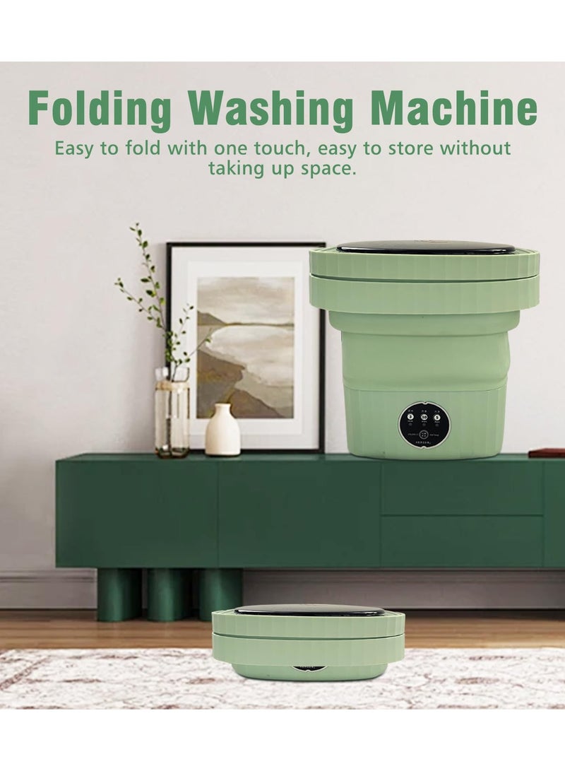 Loquat 6.5L Portable Washing Machine Foldable Mini Washer with Dehydration Function  - Image 2