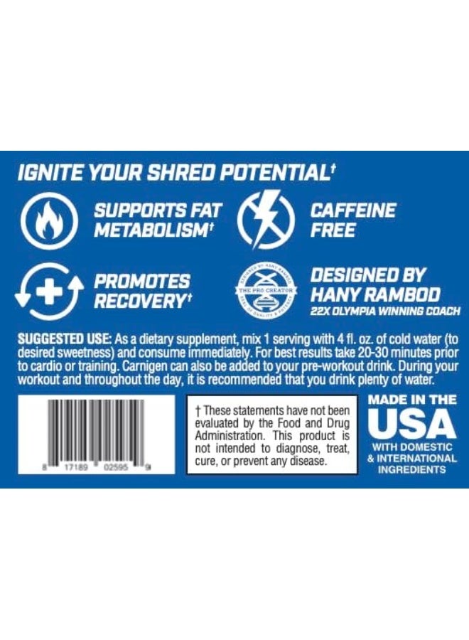 Evogen Nutrition مسحوق حرق الدهون كارنيجين كارنيتين تارترات أسيتيل-ل-كارنيتين - Image 2