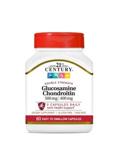 Glucosamine Chondroitin 500/400mg - Double Strength, cp 60 Count