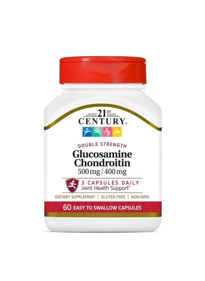 21st CENTURY - Glucosamine Chondroitin 500/400mg - Double Strength, cp 60 Count - Image 1