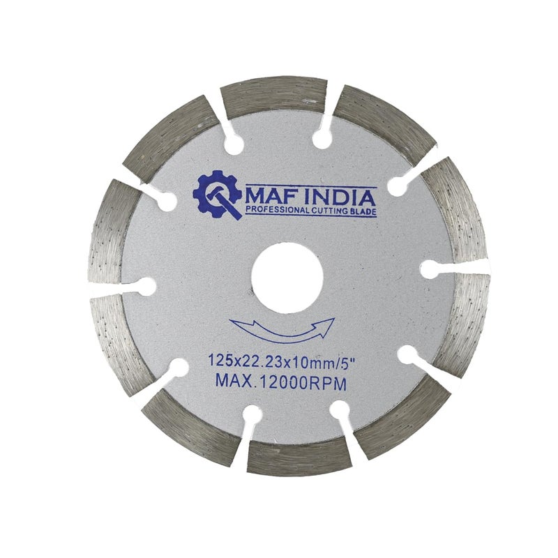 MAF PRO 5 Inch/ 125mm Marble Cutting Blade – Sharp Cutter for Granite & Marble, 125mm Diameter, 22mm Bore Size (Pack of 1) - Image 1
