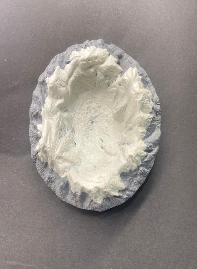 منفضة سجائر خرسانية، منفضة سجائر عصرية مزخرفة للمنزل والمكتب/للاستخدام الداخلي/الخارجي، منفضة سجائر يدوية الصنع من IA Modern - تصميم بركاني - Image 2