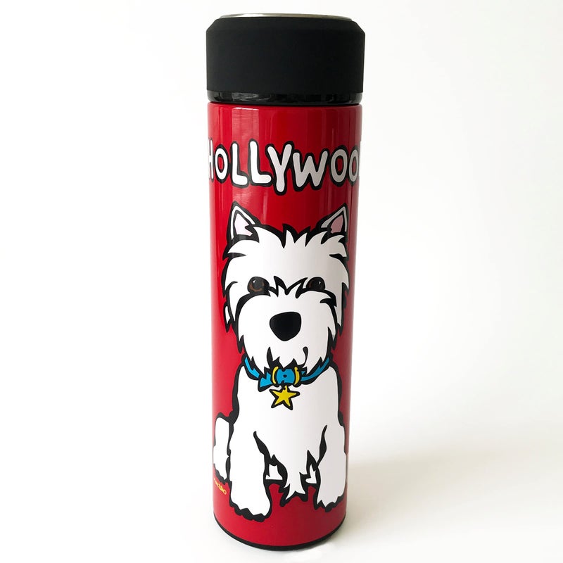 Marc Tetro Marc Tetro Hollywood Westie Insulated Water Bottle