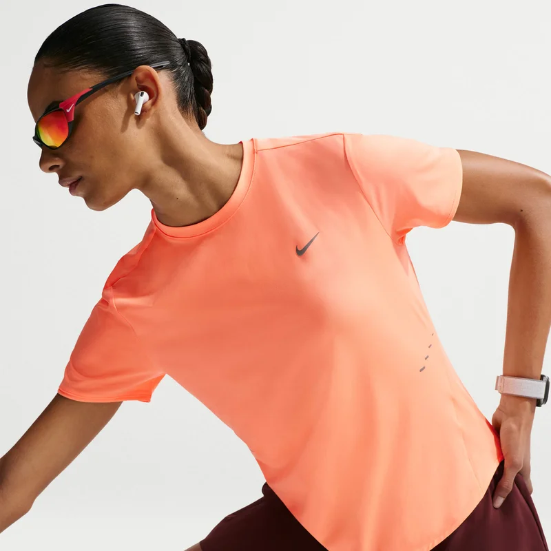 Nike Orange Women's Swift Dri-FIT Running Top for Women | Best Price UAE