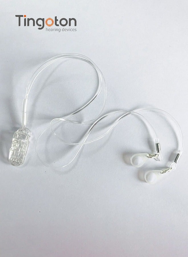Tingoton Tingoton BTE Hearing Aid Clips Otoclip for Adults and Kids with 7mm 9mm 11mm Silicone Loops for BTE Hearing aids and Anti Lost Lanyard Cord and Carry case 