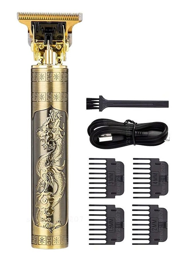 ماكينة تشذيب شعر اللحية الاحترافية القابلة لإعادة الشحن مع أمشاط وفرشاة - Image 2