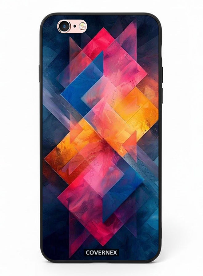 Covernex Apple iPhone 6 Protective Case Cover Printed Featuring Prism Fusion Geometric Overlay - Image 2