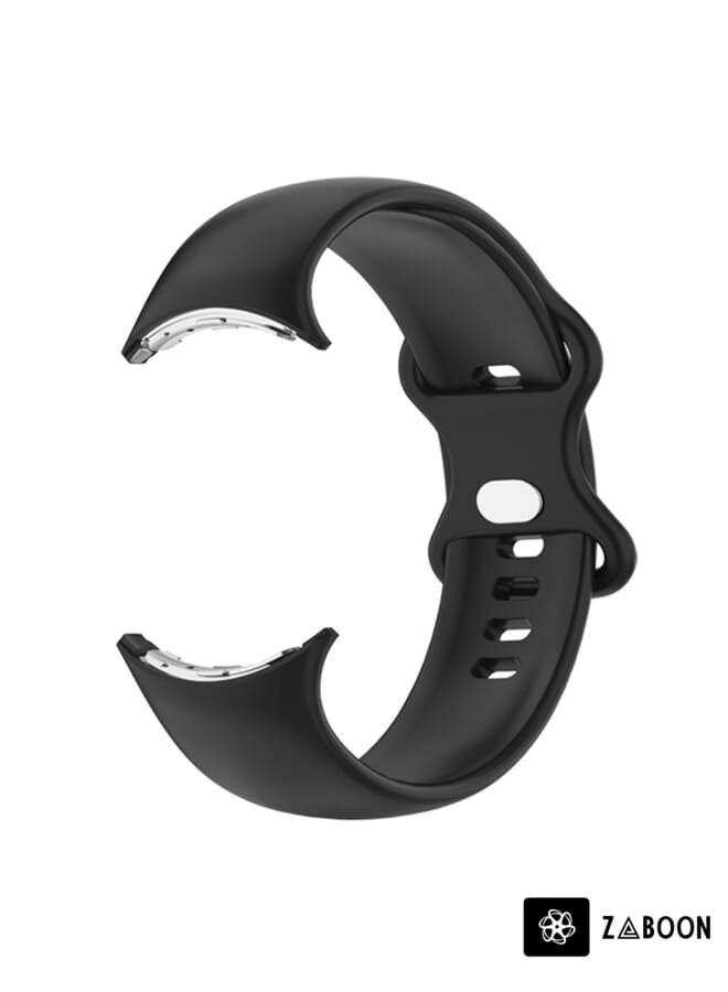 Zaboon Google Pixel Watch Single Color Silicone Watch Band Man - Image 2