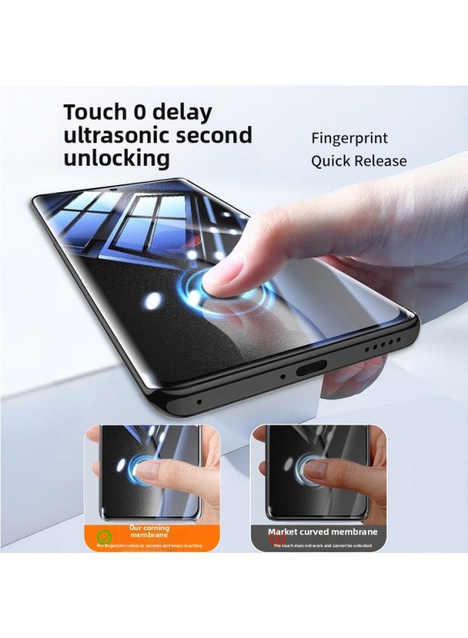 [ultrasonic Seconds Unlock] For Millet 15ultra Tempered Film 15/15pro Mobile Phone Film Xiaomi14/-Colour:Second-adhesive Warehouse Tempered Film丨ultra-clear 3 Sets丨corning GlassFilm Application Success Rate Is 99%丨unlock With Ultrasonic Waves In SecondsSmooth And No Fingerprints-Size:For Xiaomi13 Pro