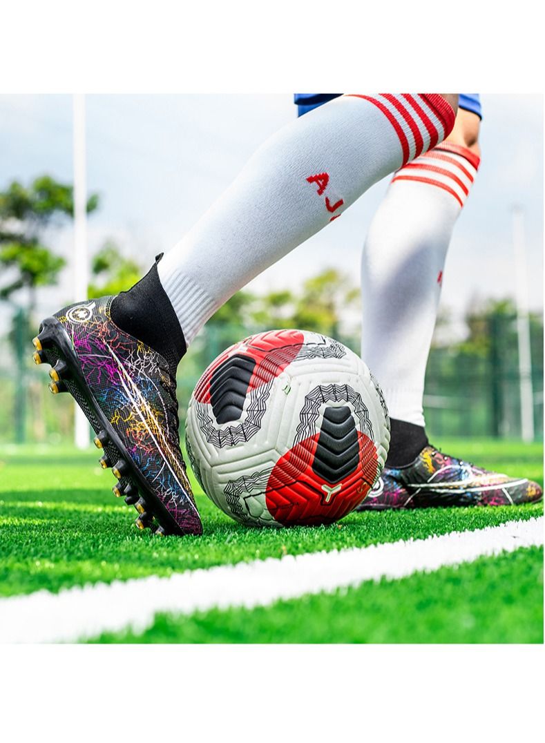 أحذية كرة القدم للرجال للاستخدام على الملاعب الصلبة والملاعب الخارجية والداخلية. أحذية كرة القدم المهنية للشباب والفتيان. أحذية كرة القدم للرجال والنساء. - Image 2