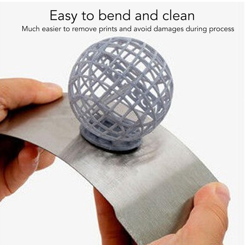 Flexible Magnetic Build Plate 176x105mm High Durability Easy Print Removal For Resin 3D Printers - Image 4