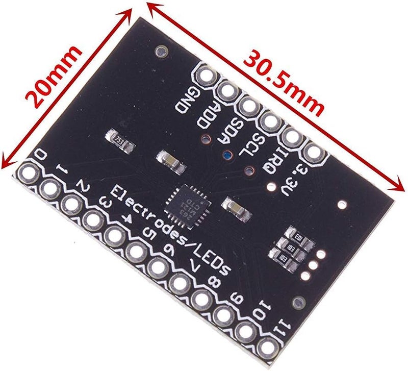 REES52 MPR121 Breakout V12 Capacitive Touch Sensor Controller Module I2C Keyboard Development Board - Image 2