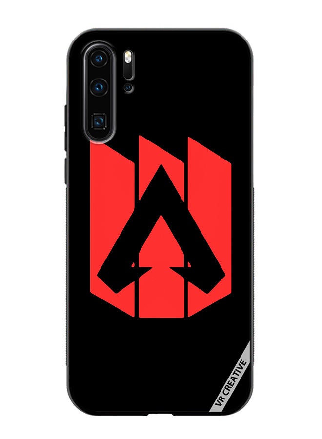 VR CREATIVE Protective Case Cover For Huawei P30 Pro Red Logo Apex Legends Design Multicolour - Image 1
