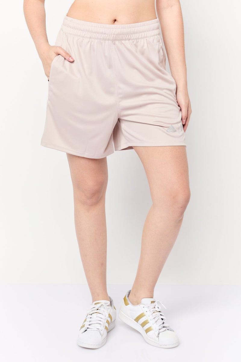 Adidas Adidas x Parley Women Sportswear Fit Running Shorts, Light Tan  - Image 1