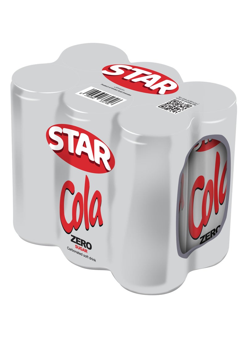Star Zero Sugar Cola Drink 6 x 300ml  - Image 1